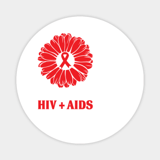 AIDS HIV Awareness Hope Sunflower Magnet